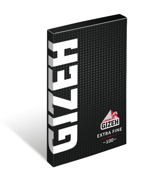 Gizeh Black Double Window Extra Fine